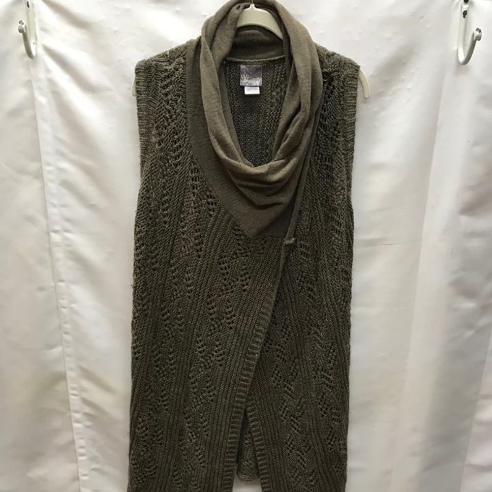 Cowl Neck Sweater Vest